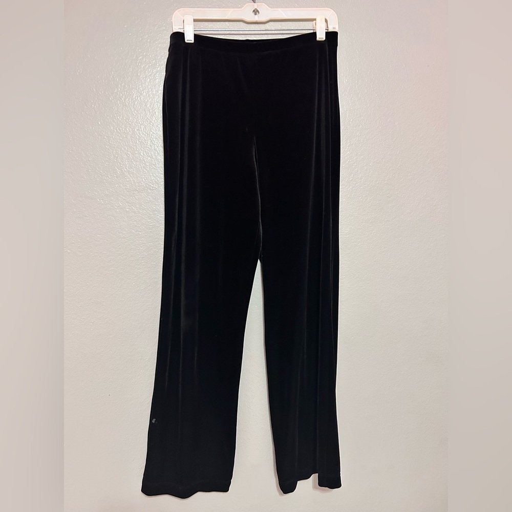 Notations Luxe Black Velvet Trousers